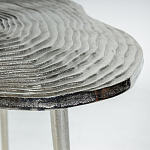 Металлический кофейный столик Puddle Silver варинант исполнения - 2 | Loft Concept в Кирове