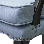 Кресло Aubrey Classical Armchair blue flax варинант исполнения - 4 | Loft Concept в Кирове