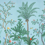 Обои ручная роспись Amazonia Duck Egg варинант исполнения - 3 | Loft Concept в Кирове