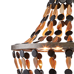 Люстра каплевидной формы с подвесками в виде декоративных бусин Flat Beads варинант исполнения - 1 | Loft Concept в Кирове