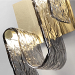 Бра волнистой формы из фактурного стекла Wave варинант исполнения - 4 | Loft Concept в Кирове