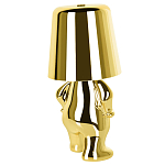 Настольная лампа фигурная золотого цвета с гладким абажуром Высота 19 см Sophia варинант исполнения - 6 | Loft Concept в Кирове