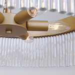 Люстра подвесная круглая со стеклянными трубками Nembus варинант исполнения - 3 | Loft Concept в Кирове