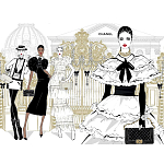 Megan Hess. Elegance варинант исполнения - 4 | Loft Concept в Кирове