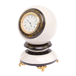 Часы настольные в виде шара из натурального камня Ball Stone Clock варинант исполнения - 10 | Loft Concept в Кирове