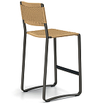 Дизайнерский стул с каркасом из металла с плетеными сиденьем и спинкой GREEN POINT Chair варинант исполнения - 15 | Loft Concept в Кирове