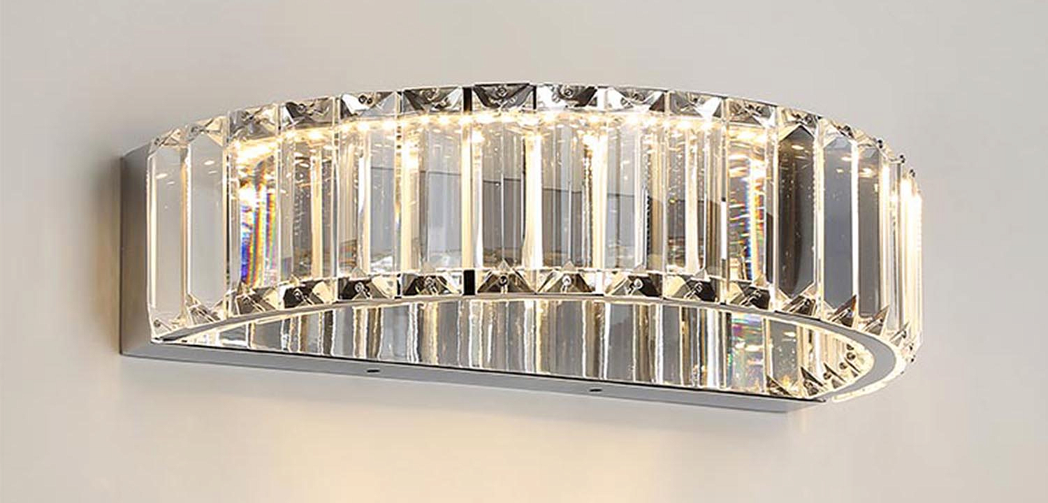 Бра Crystal Shine Linda Chrome Wall Lamp A Бра Crystal Shine Linda Chrome Wall Lamp A - Loft-Concept в Кирове
