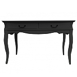 Консоль черного цвета из массива бука в стиле прованс Black Provence варинант исполнения - 2 | Loft Concept в Кирове