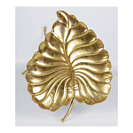 Столик приставной с столешницей Тропический лист Tropical Forest gold варинант исполнения - 4 | Loft Concept в Кирове