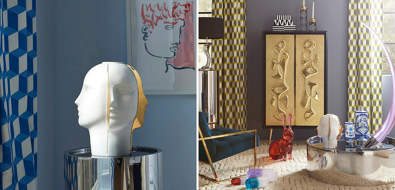 Ваза Jonathan Adler ATLAS SPLIT VASE Ваза Jonathan Adler ATLAS SPLIT VASE - Loft-Concept в Кирове