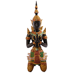 Декоративная статуэтка из бронзы Будда Bronze Kneeling Buddha варинант исполнения - 1 | Loft Concept в Кирове