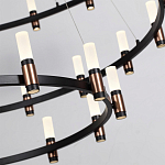 Люстра подвесная с тремя круглыми ярусами и цилиндрическими плафонами Arnaut Light варинант исполнения - 5 | Loft Concept в Кирове