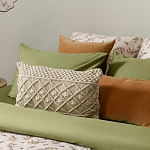 Чехол на подушку с макраме бежевого цвета Macrame варинант исполнения - 7 | Loft Concept в Кирове