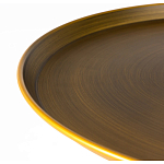 Столик журнальный металлический в форме перевернутого бокала Golden Glass варинант исполнения - 1 | Loft Concept в Кирове