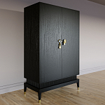 Платяной шкаф Elsa Dreams Black с 2-мя фасадами варинант исполнения - 2 | Loft Concept в Кирове