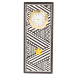 Часы подарочные настольные в виде погона Генерала из натурального камня Змеевик Silver Military Clock варинант исполнения - 10 | Loft Concept в Кирове