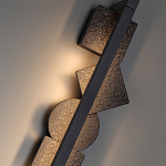 Бра вертикальное с черными кругами и квадратами Gravyura варинант исполнения - 2 | Loft Concept в Кирове