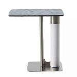 Дизайнерский журнальный стол с прямоугольной рельефной столешницей Nord варинант исполнения - 1 | Loft Concept в Кирове