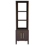 Этажерка Primo с тумбой шпон темный орех варинант исполнения - 1 | Loft Concept в Кирове