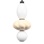 Подвесной светильник фигурный с керамическими элементами Light Fragrant варинант исполнения - 4 | Loft Concept в Кирове