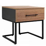 Тумба прикроватная с ящиком в стиле лофт Urban Style Space варинант исполнения - 1 | Loft Concept в Кирове