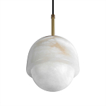 Подвесной светильник из белого алебастра Cryptocrystalline Stone варинант исполнения - 7 | Loft Concept в Кирове