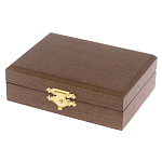 Визитница карманная металлическая с гравюрой Герба России в подарочной коробке Gold Metal Business Card Holders варинант исполнения - 4 | Loft Concept в Кирове