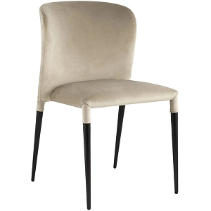 Стул Lori Chair Бежевый Велюр