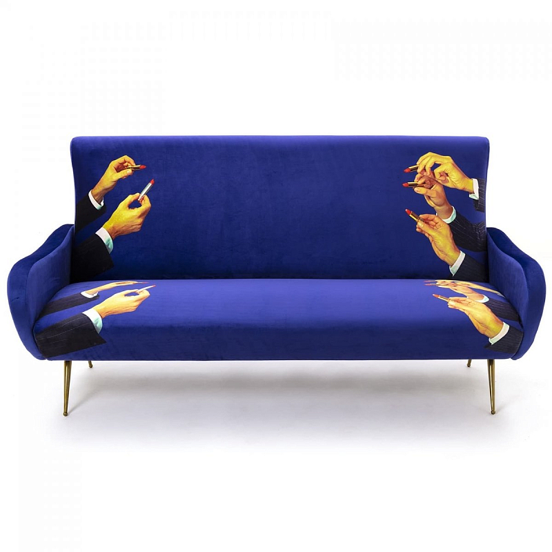 Диван Seletti Sofa Three Seater Lipsticks Фиолетовый Диван Seletti Sofa Three Seater Lipsticks Фиолетовый в Кирове | Loft Concept