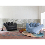 Дизайнерское кожаное кресло в форме руки Poltronova Joe Whip Armchair варинант исполнения - 5 | Loft Concept в Кирове