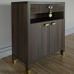 Комод Elsa Dreams Walnut Двухстворчатый  варинант исполнения - 3 | Loft Concept в Кирове