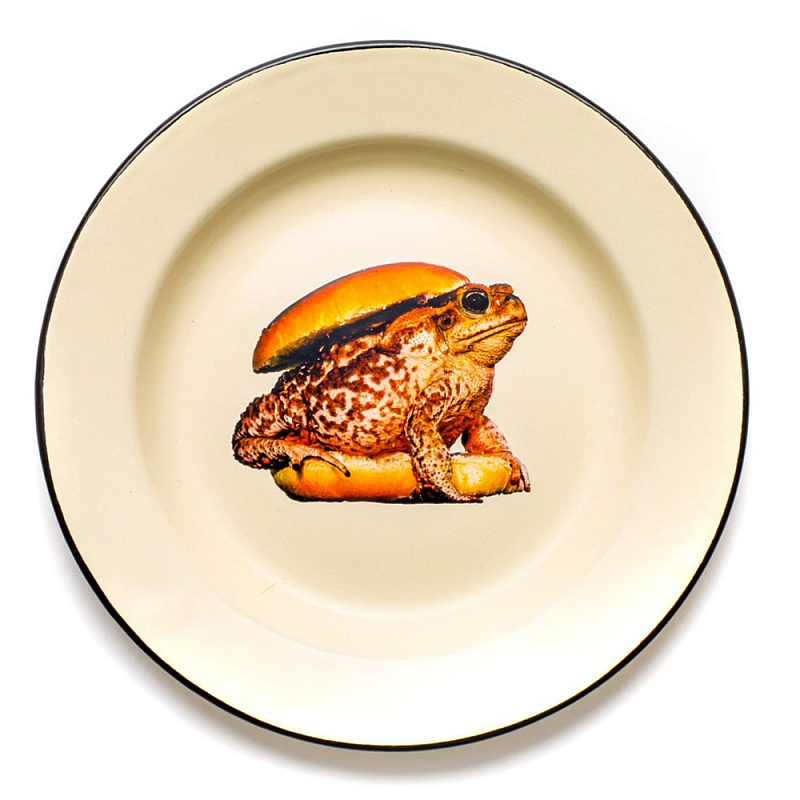 Тарелка Seletti Toad Бежевый Коричневый в Кирове | Loft Concept 