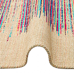 Ковер с геометрическим узором из комбинированного состава Full rhythm варинант исполнения - 2 | Loft Concept в Кирове