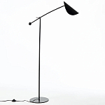 Торшер с поворотным плафоном Aracea Black Floor Lamp варинант исполнения - 13 | Loft Concept в Кирове