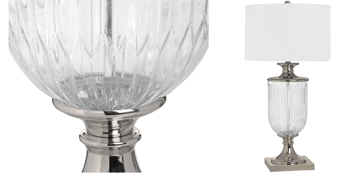 Настольная лампа Eduarda Glass Bowl Table lamp Настольная лампа Eduarda Glass Bowl Table lamp - Loft-Concept в Кирове