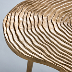 Металлический кофейный столик Puddle Gold варинант исполнения - 3 | Loft Concept в Кирове