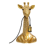 Настольная лампа в детскую Жираф в золотом костюме варинант исполнения - 2 | Loft Concept в Кирове