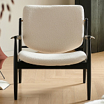 Кресло с каркасом и ножками из древесины и мягкими сиденьем и спинкой Venice варинант исполнения - 7 | Loft Concept в Кирове