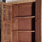 Этнический шкаф с орнаментом резьба из дерева Indian Antique Furniture варинант исполнения - 2 | Loft Concept в Кирове