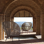 Дизайнерское уличное кресло с веревочной спинкой PETALO Armchair варинант исполнения - 10 | Loft Concept в Кирове