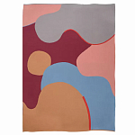 Плед из хлопка с абстрактным принтом Elysian Flow Ember варинант исполнения - 1 | Loft Concept в Кирове