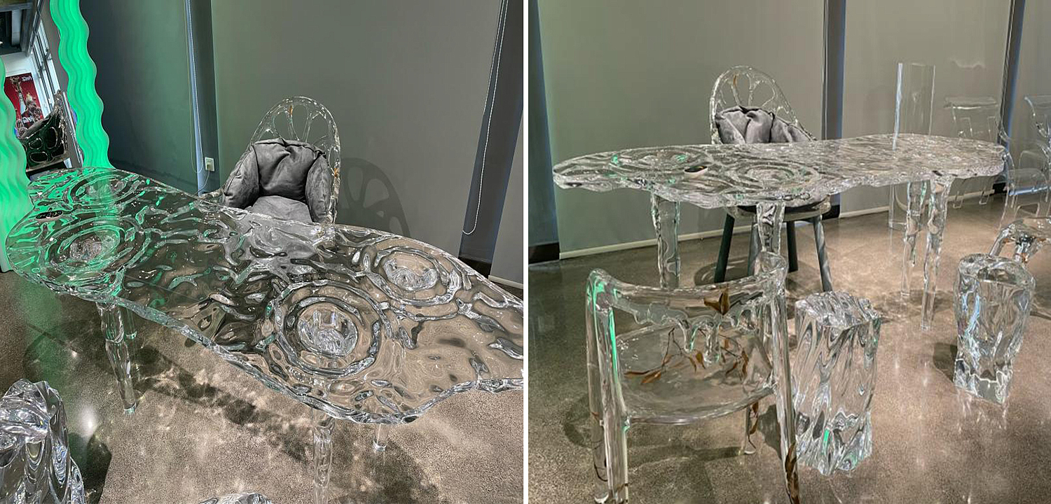 Дизайнерский Стол из прозрачного Акрила Crystal Icicle Table Дизайнерский Стол из прозрачного Акрила Crystal Icicle Table - Loft-Concept в Кирове