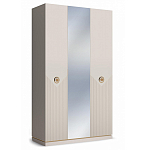 Шкаф трёхдверный с 1-ой зеркальной дверью Satin Furniture варинант исполнения - 1 | Loft Concept в Кирове