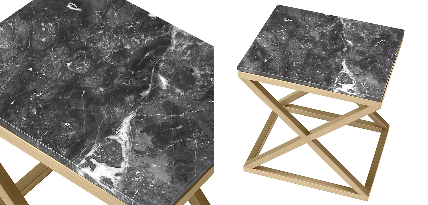 Приставной стол Eichholtz Side Table Criss Cross Приставной стол Eichholtz Side Table Criss Cross - Loft-Concept в Кирове