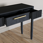 Элегантная Консоль Primo с выдвижным ящиком Черный дуб варинант исполнения - 5 | Loft Concept в Кирове