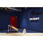 Дизайнерское кресло на металлическом каркасе с подставкой для ног Poltronova Mies Armchair варинант исполнения - 11 | Loft Concept в Кирове