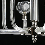 Люстра с 8-ю лампами и гранеными стеклянными плафонами Prism Gala варинант исполнения - 10 | Loft Concept в Кирове