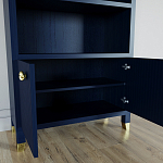 Книжный Стеллаж Elsa Dreams Blue с задней стенкой варинант исполнения - 3 | Loft Concept в Кирове