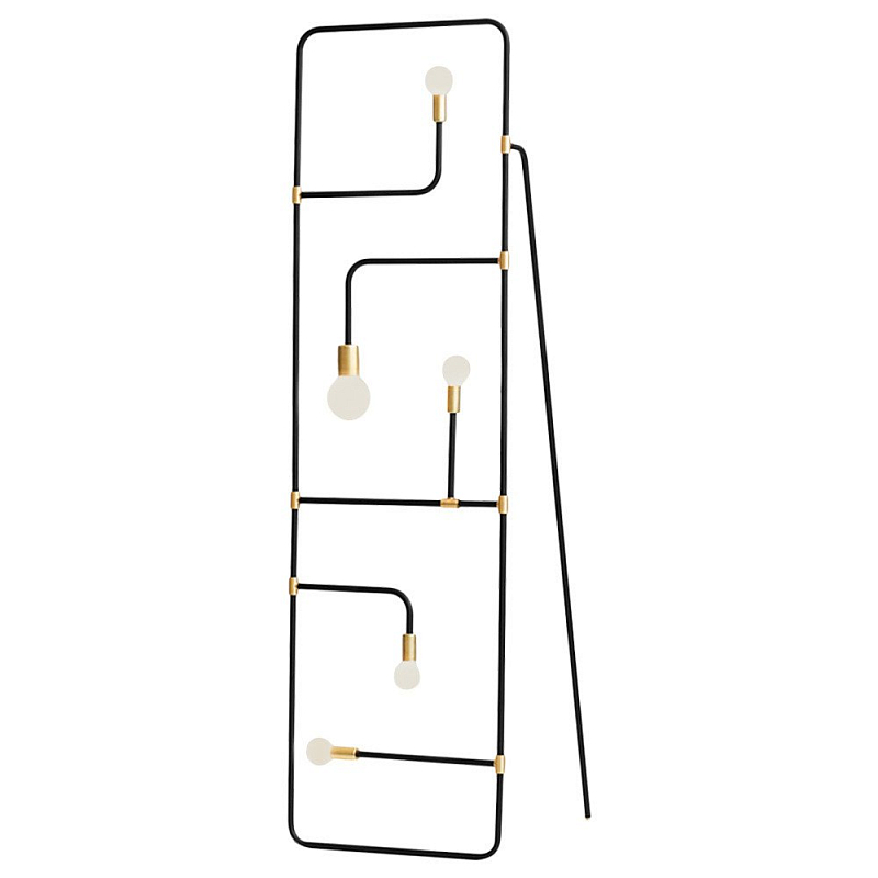 Торшер Beaubien 05 by Lambert & Fils Черный Золотой в Кирове | Loft Concept 