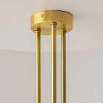 Люстра со стеклянными вставками Helios варинант исполнения - 5 | Loft Concept в Кирове